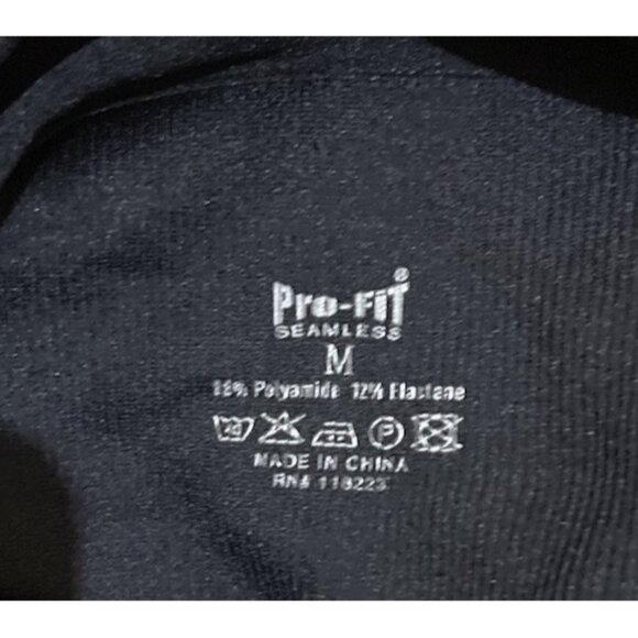 2 ~ PRO-FIT Women's Sports Bra Black & Tan ~ Size M - Picture 9 of 9